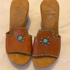 CALLEEN CORDERO Leather Sandals.  Sz.8